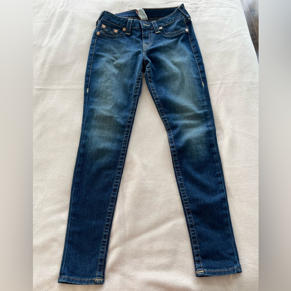True Religion Blue Jean Leggings